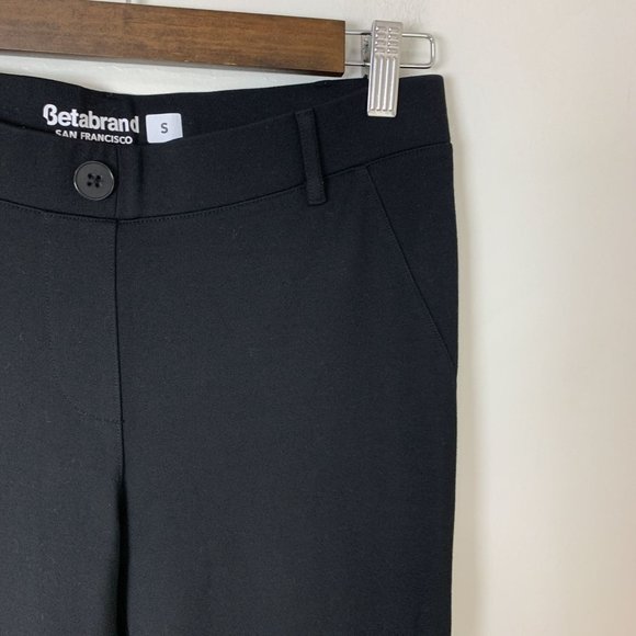 Betabrand black yoga dress pant straight leg S - Picture 3 of 6